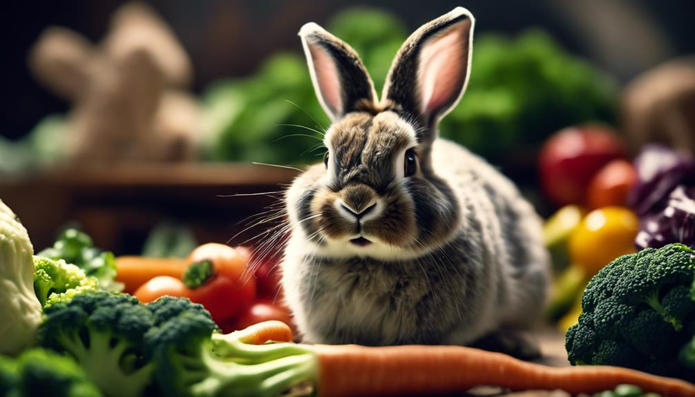 rabbits and broccoli diet